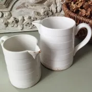 Pair of small jugs Utzschneider & Sarreguemines