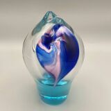 Blown glass vase by the Czech artist Jiří Suhájek