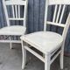 2 vintage bistro chairs