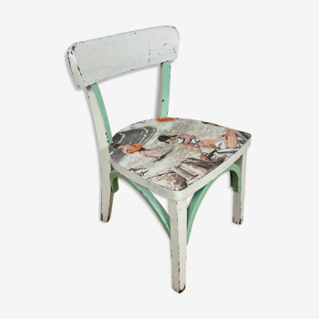 Chaise d'enfant années 70