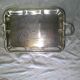 Silver-plated serving tray