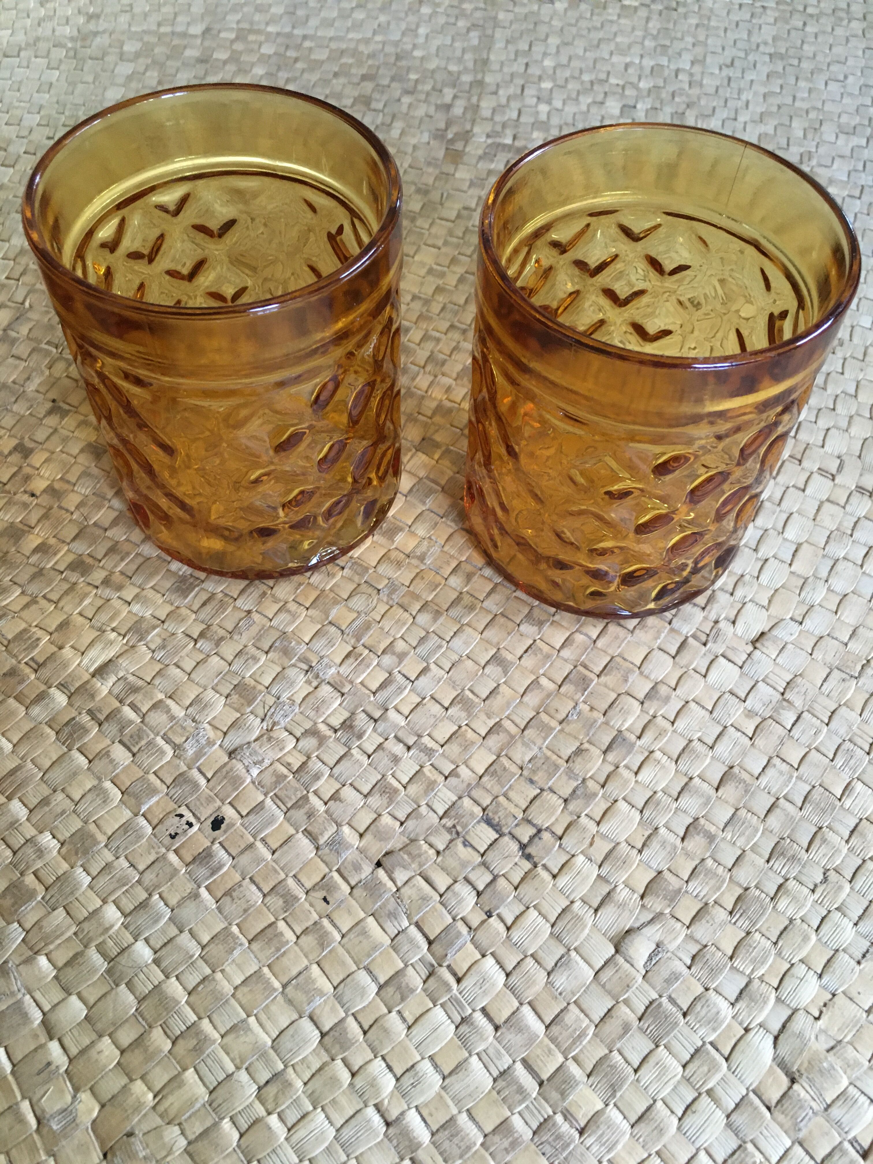 Lot of 6 vintage glasses