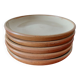 Set of 5 stoneware dessert plates