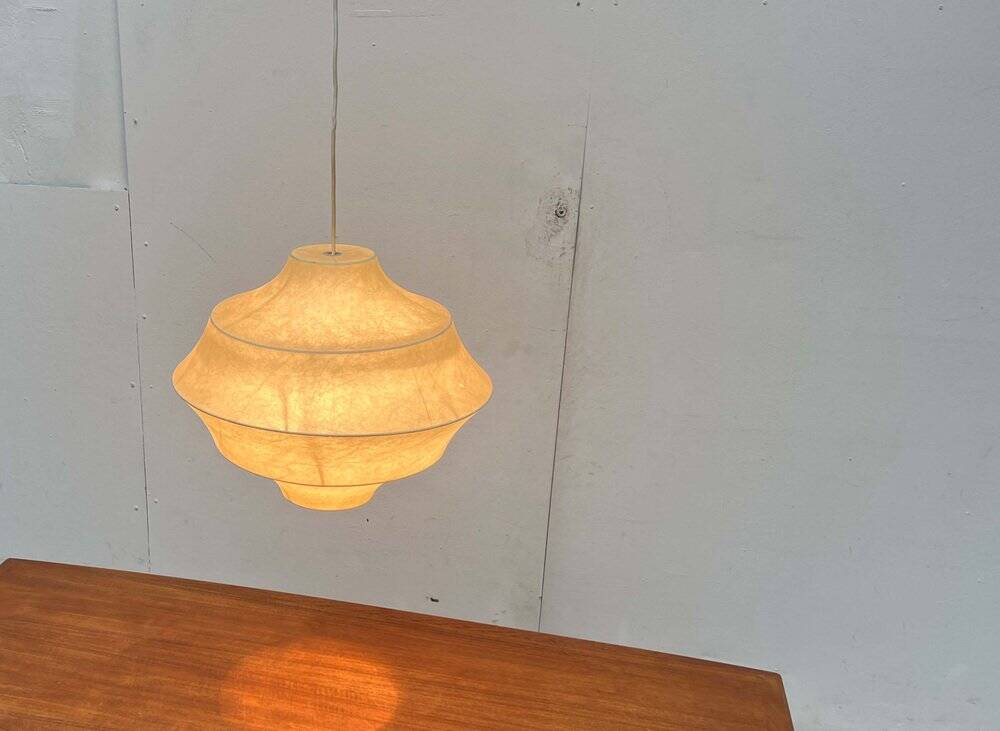Mid-Century Modern Suspension Cocoon by Friedel Wauer for Goldkant Leuchten, Germany, 1960s