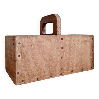 Antique wooden tool box