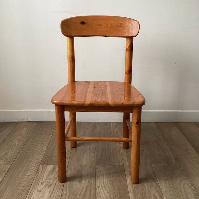 Vintage pine chair