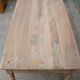 Table de ferme en noyer massif