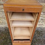 50s/60s curtain filing cabinet