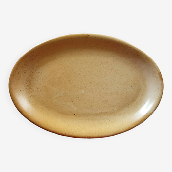 Village stoneware serving dish