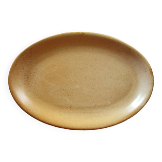 Village stoneware serving dish