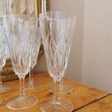 “Flower” champagne flutes