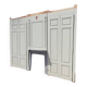 Paire double portes de placard façade h252xl4m