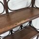 Rattan wall shelf