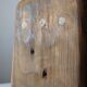 Wabi Sabi pine wood cowboy style stool, 1970s