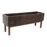 Scandinavian indoor planter in rosewood, Sweden, 1960.