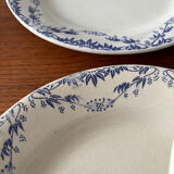 Set of 6 Creil and Montereau Labrador dinner plates – Mir model