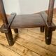 Chaise basse baoulé