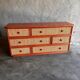 Vintage Maugrion rattan bamboo chest of drawers for Roche Bobois