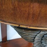 Empire demi lune sphinx console table