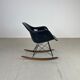 Eames Herman Miller 1950s RAR rocking chair in navy blue