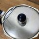 French Art Deco silver-plated coffee pot, octagonal, ebonised wood handle, c. 1925-1935