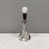 Crystal table lamp from Vannes-le-Châtel, France, 1960s.