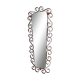 Miroir 1960 en fer forgé 117x46cm
