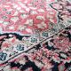 Vintage carpet Persian Tabriz Kashmir handmade 78cm x 129cm 1960s