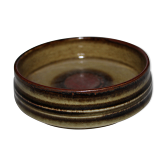 Ceramic bowl by Olle Alberius Rostrand Scandinavian bamboo 1960