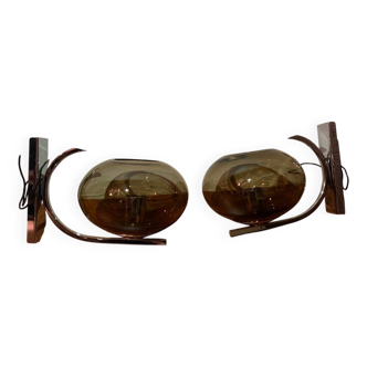 Pair of wall lights