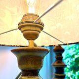 Lampe Fat Lava en forme de pagode Space Age avec glaçure verte dégradée