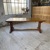 3m oak table from 1950 with its extensions