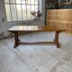 Table en chêne 3m 1950 avec ses allonges