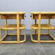Pair of bamboo bedside tables by Kenneth Bergenblad for DUX, 1960s