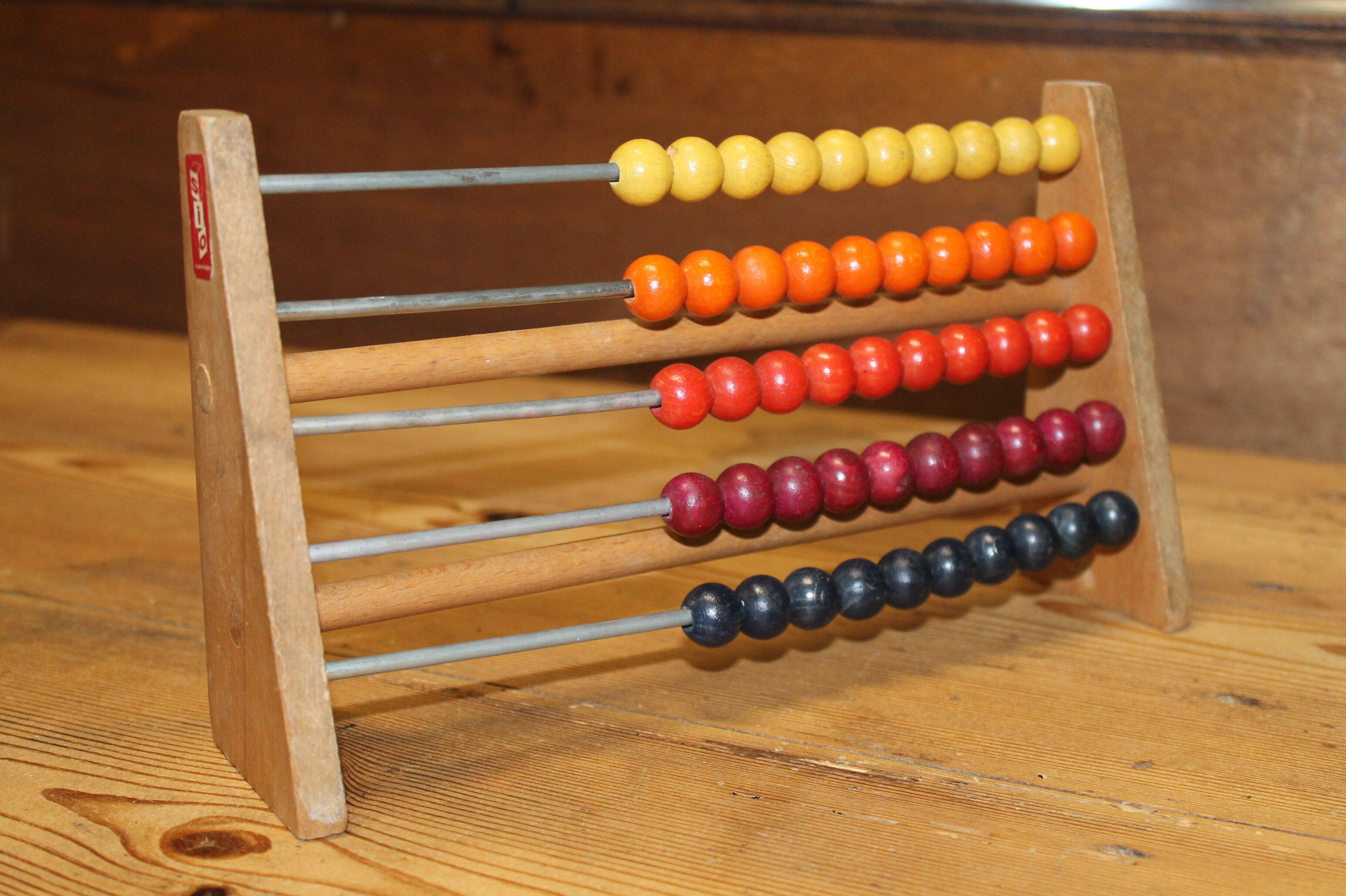 Wooden abacus