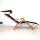 Vintage rehabilitable beach bed, Fratelli Reguitti production