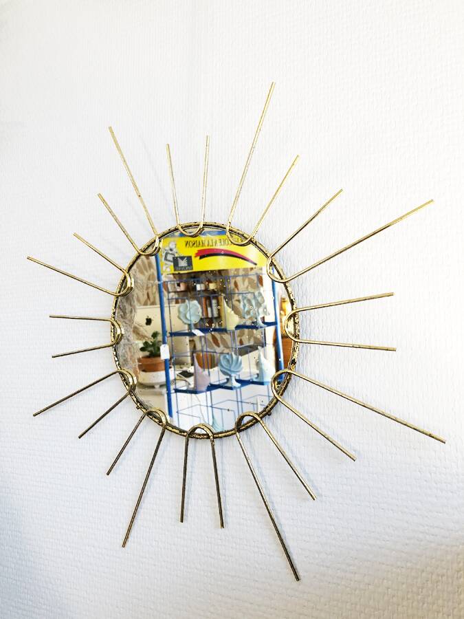Miroir soleil or fin, 1950