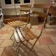 Chaises pliantes