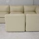 Set of 5 leather armchairs, France 80