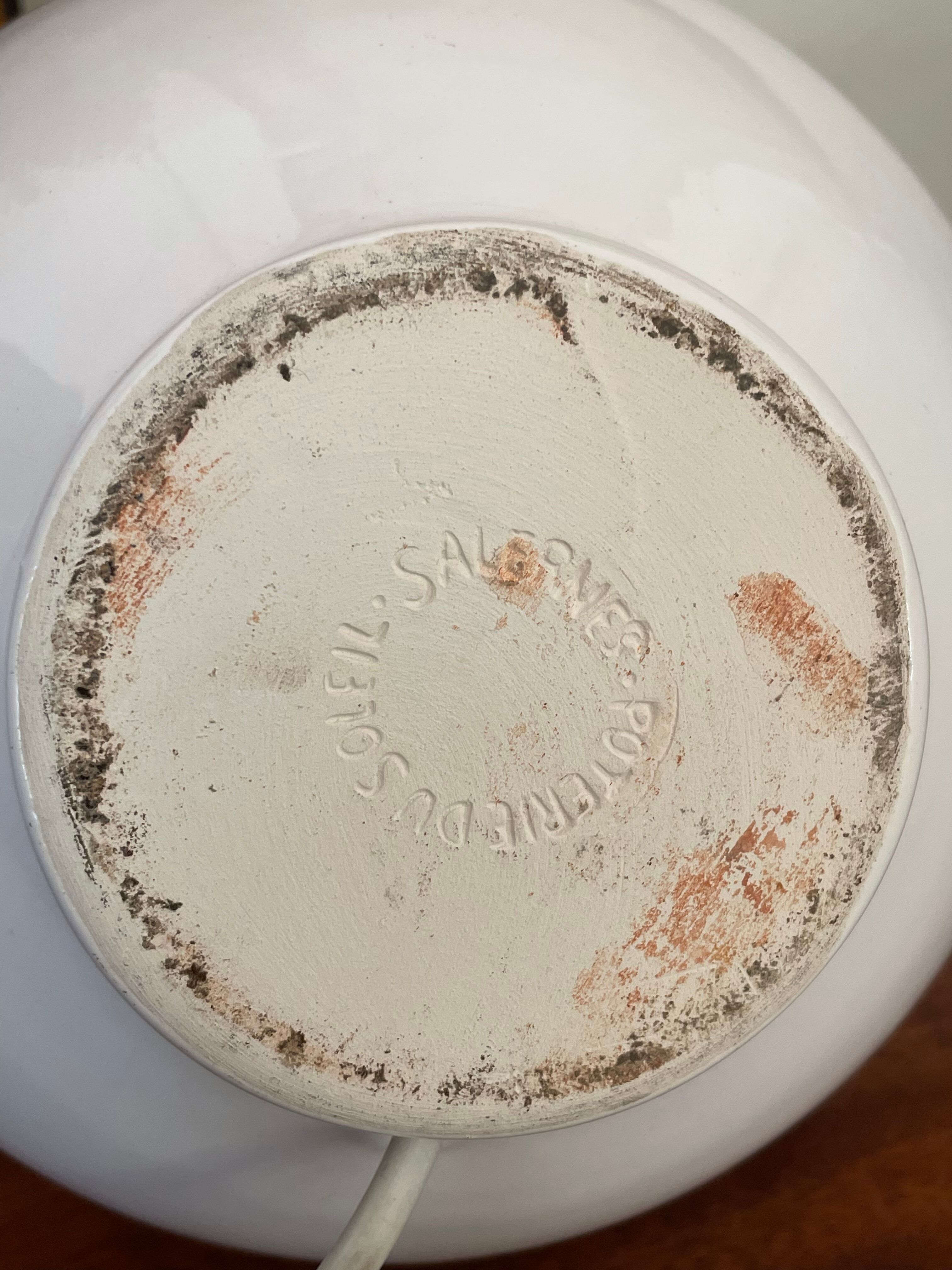 Ceramic lamp from Salerno svintage