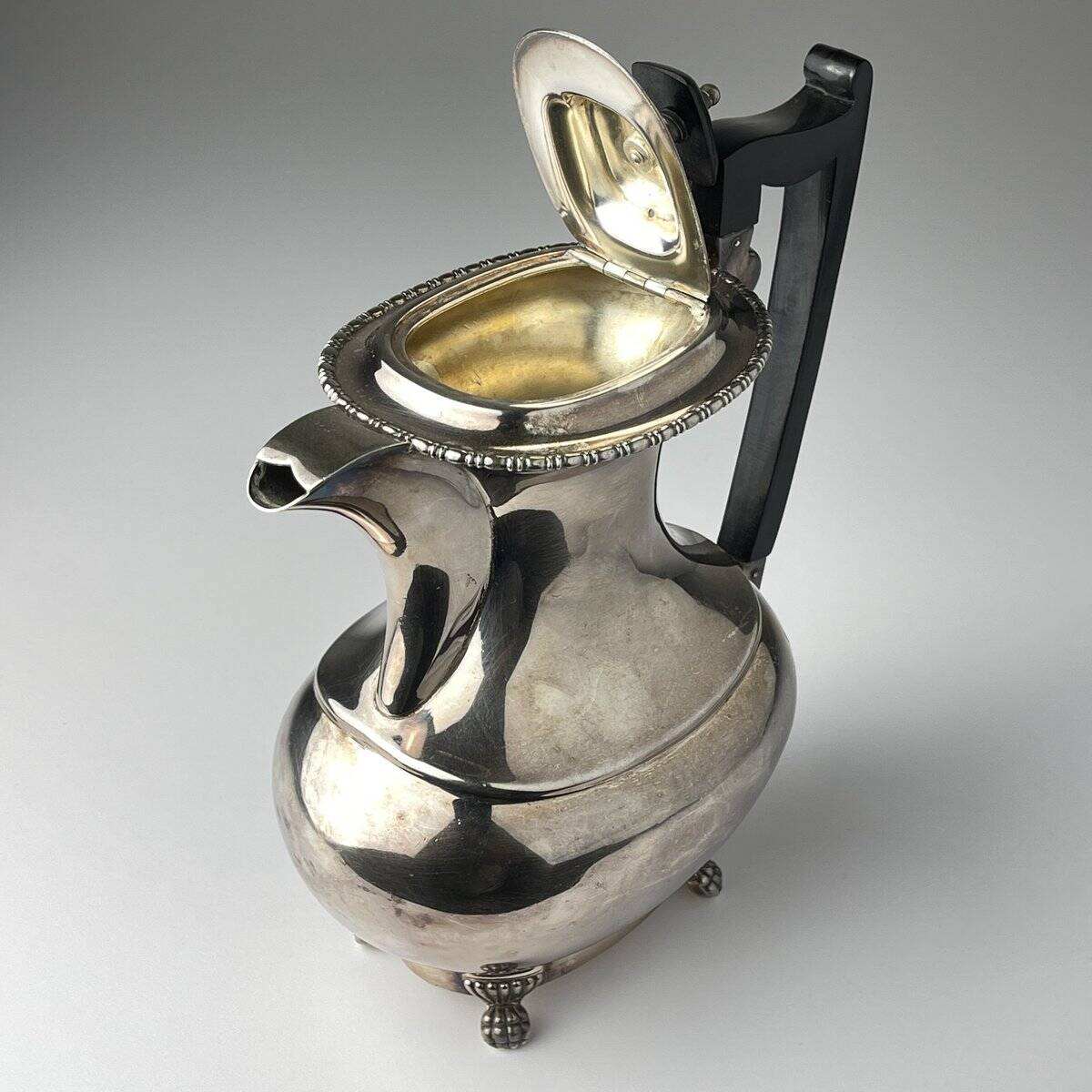 Service à thé en argent, Sheffield, Angleterre, années 1930, set de 4