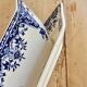 Antique ironstone sauceboat Longchamp model Rouen 19th century