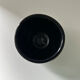 Navy blue stoneware pot