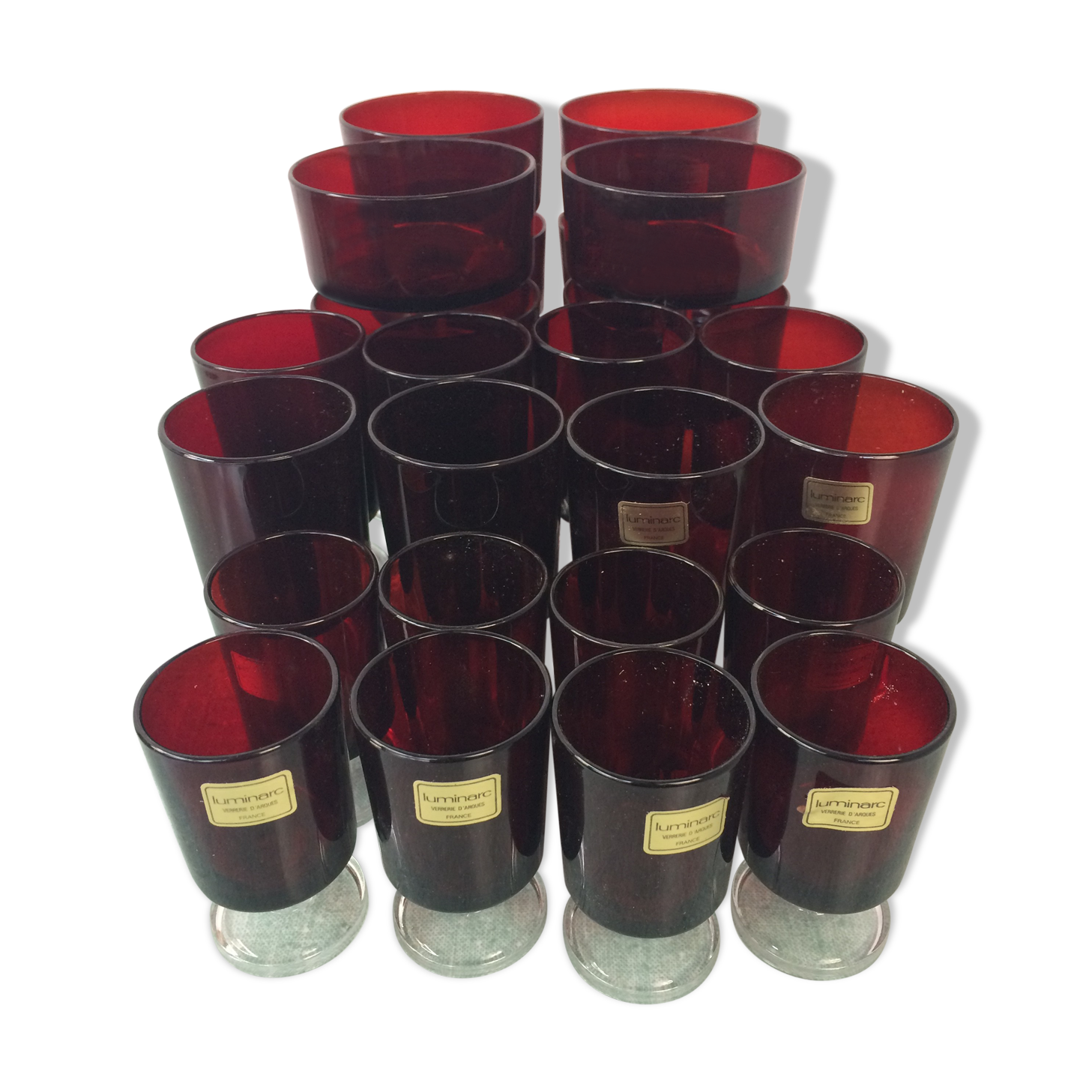 Lot de 24 verres Luminarc modèle Suède n°4
