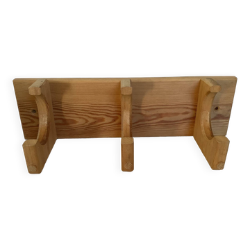 Porte manteau pin scandinave trois patères