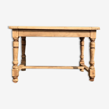 Table de ferme bois brut