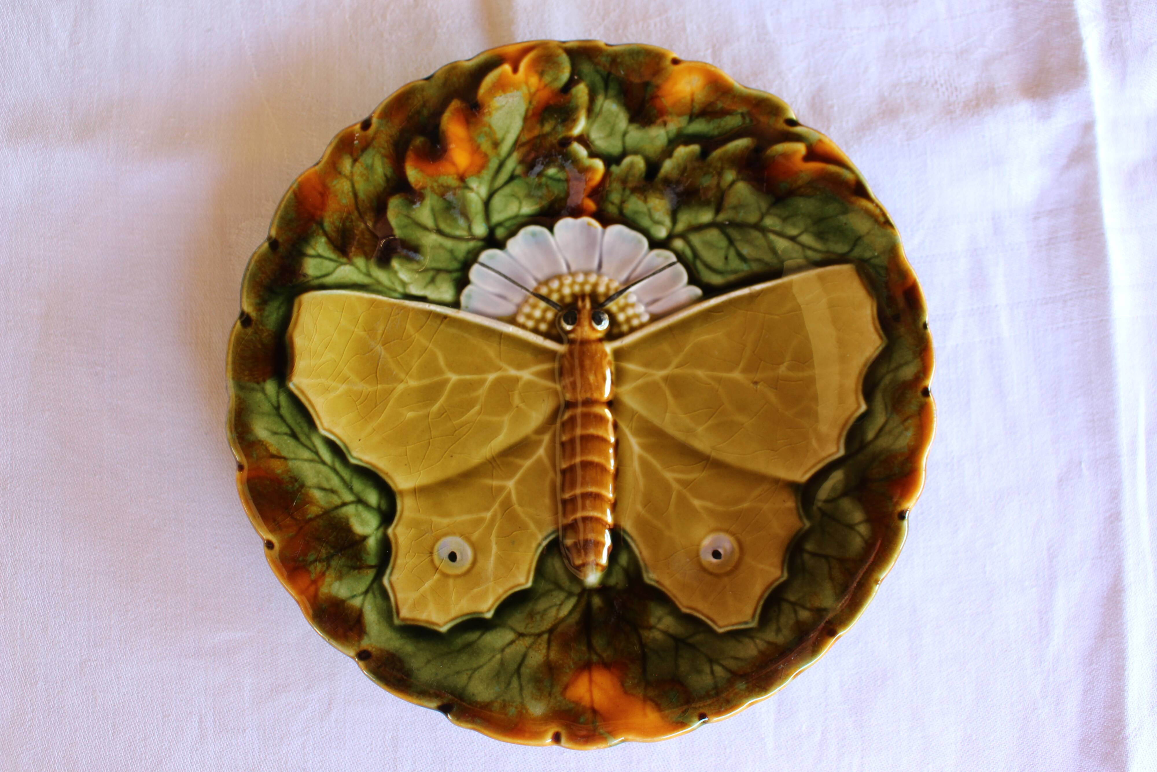 6 plates "Papillons"