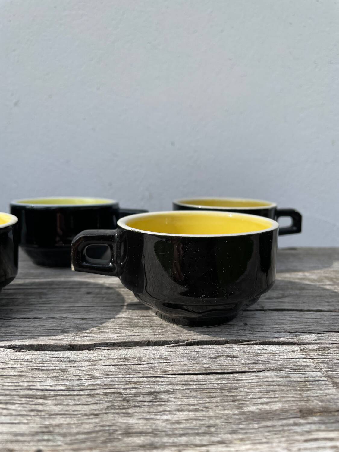 Biarritz ceramic bistro coffee cups