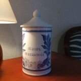 Pair of ceramic pharmacy pots