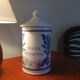 Pair of ceramic pharmacy pots